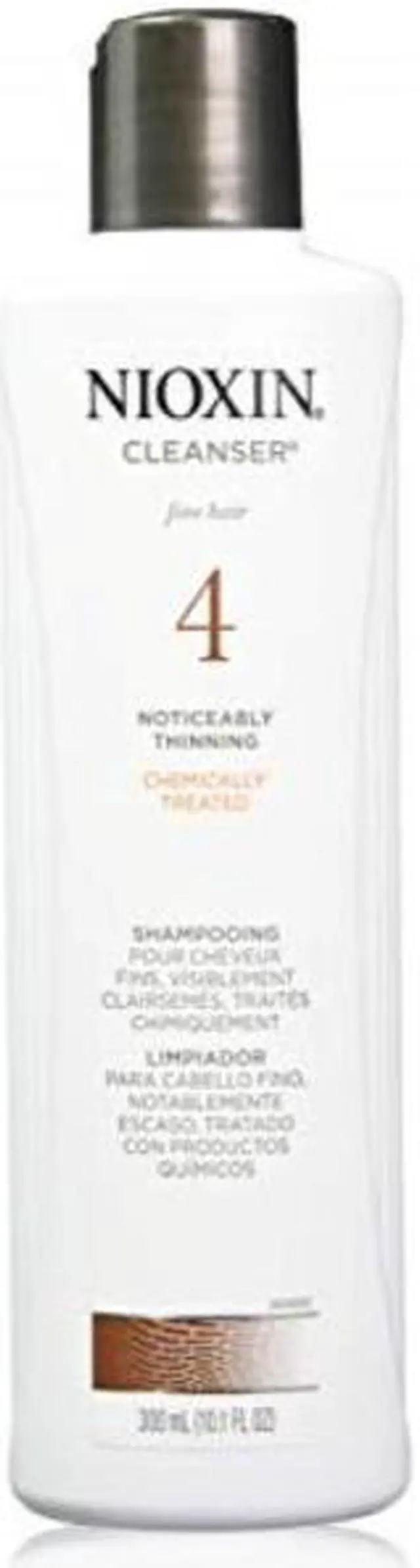 Main image of nioxin cleanser shampoo, hair care system 4 for color treated hair with progressed thinning, 10.1 fl oz