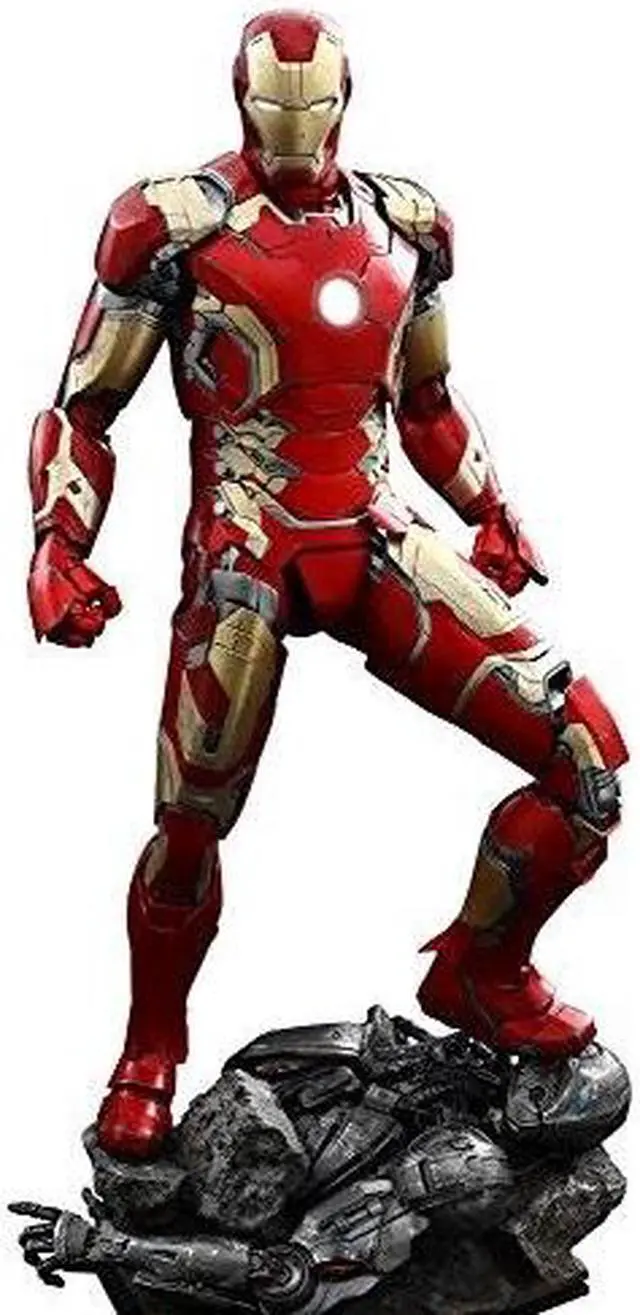 Alt view image 4 of 9 - Avengers Age of Ultron 1:4 Scale Hot Toys Collectible Figure Iron Man Mark XLIII