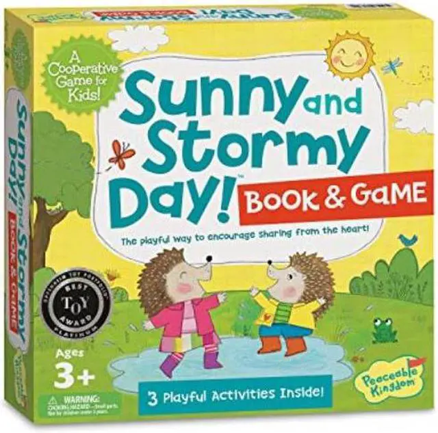 Alt view image 2 of 3 - Peaceable Kingdom Sunny and Stormy Day A Cooperative Sharing Game for Kids!