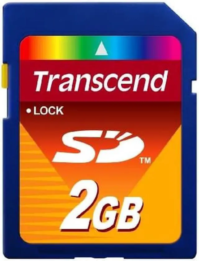 Alt view image 2 of 2 - Transcend 2 GB SD Flash Memory Card (TS2GSDC)