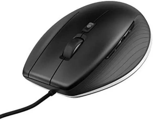 Alt view image 7 of 7 - CadMouse by 3D Connexion USB Mouse for CAD Pros - Matte Black (3DX-700052)