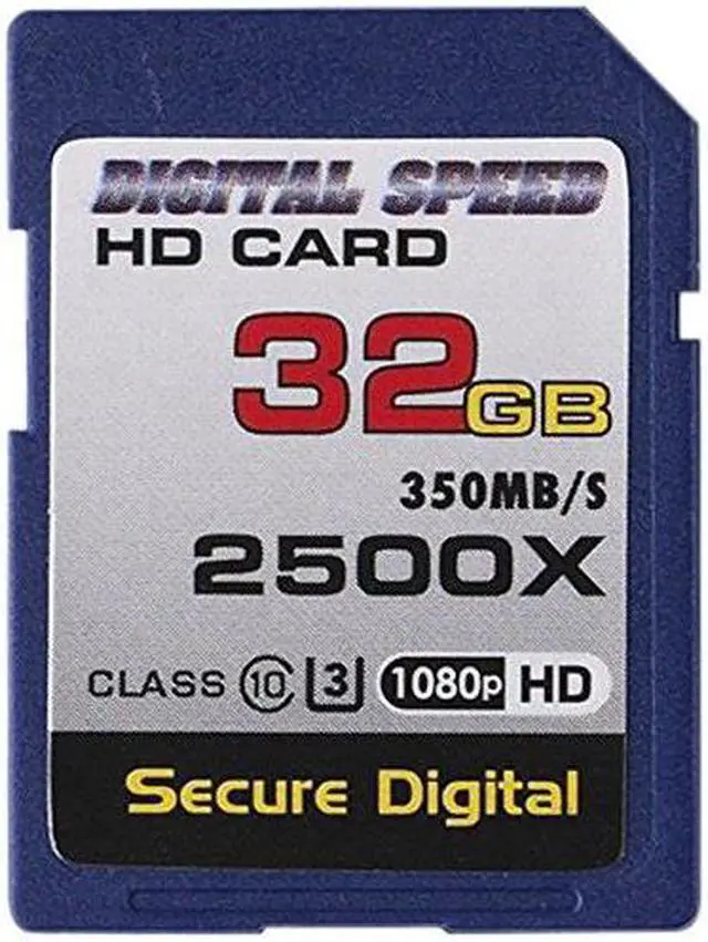 Alt view image 3 of 4 - Digital Speed Memory 32GB 2500X Professional High Speed 350MB/s Error Free (SDHC)