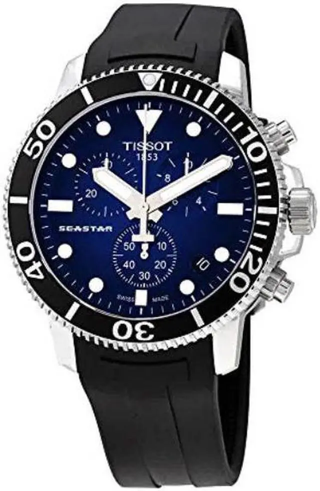 Alt view image 5 of 10 - Tissot T120.417.17.041.00 Seastar 1000 Chronograph Men's Watch