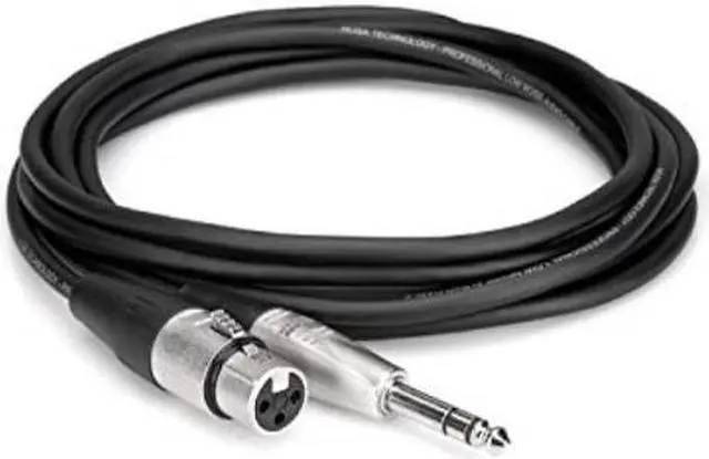Alt view image 4 of 7 - Pro Audio Cable 50Ft 1/4 TRS To XLR (Female) XLR to 1/4 Balanced Cable