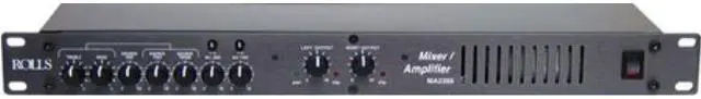 Alt view image 4 of 5 - Rolls MA2355 35W Mixer/Amplifier for Paging and Background Music