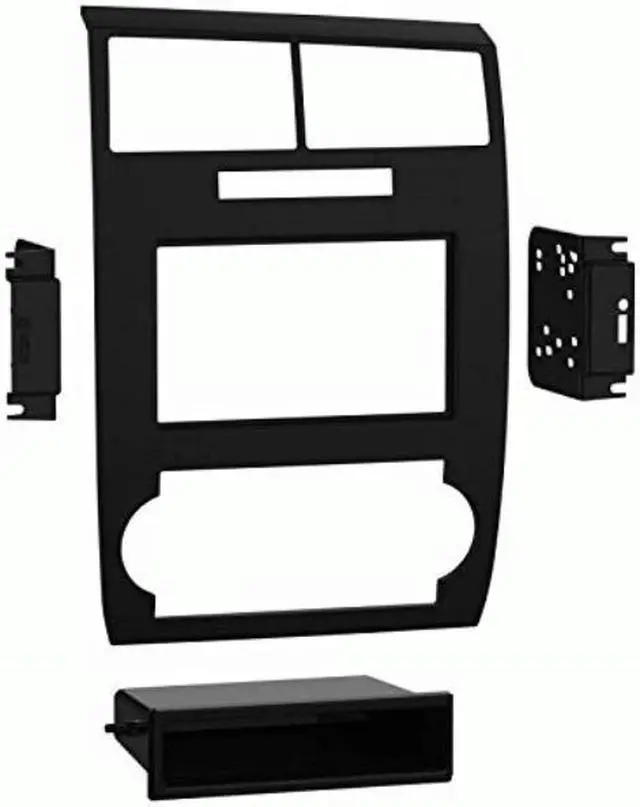 Alt view image 6 of 7 - Metra 99-6548B 1-2 DIN Dash Kit for Dodge Charger/Magnum (w/o Factory Nav) 05-07