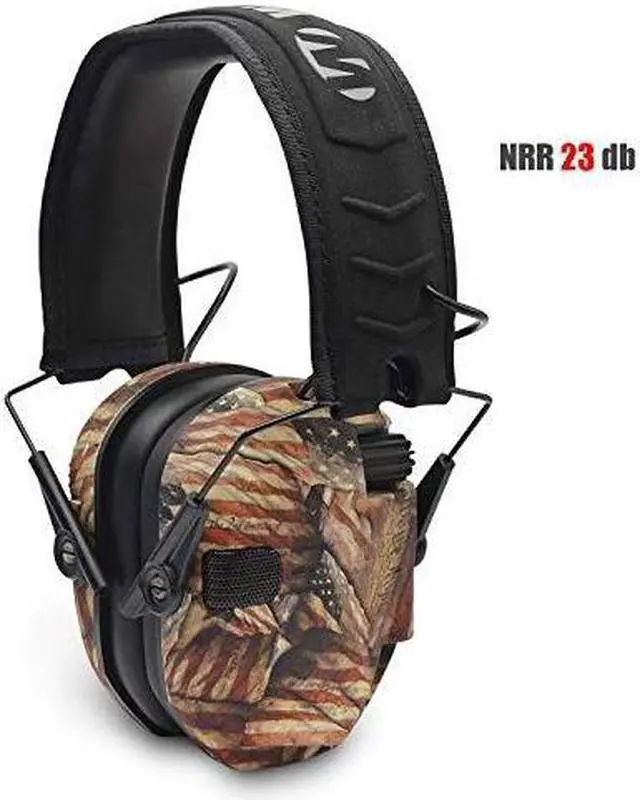 Alt view image 3 of 5 - WALKERS GWPBARM WALKERS MUFF ELECTRONIC RAZOR SLIM 23DB AMERICAN FLAG<