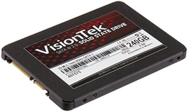 VisionTek 2.5" 240GB SATA III 3D MLC Internal Solid State Drive (SSD ...
