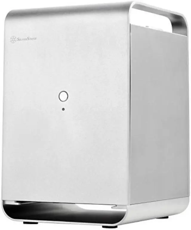 Alt view image 2 of 3 - SilverStone SST-CS01S-HS Silver Aluminum outer shell, steel body Computer Case SFX / SFX-L Power Supply