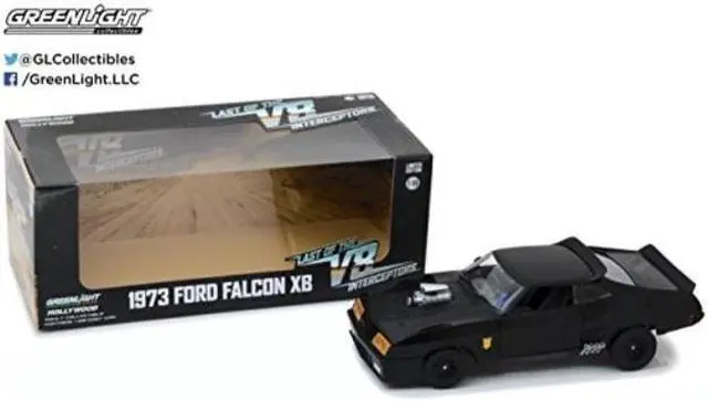 Alt view image 3 of 10 - 1973 Ford Falcon XB Black "Last of the V8 Interceptors" (1979) Movie 1/18 Diecast Model Car by Greenlight