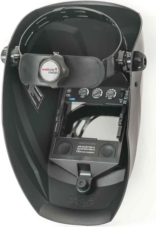 Alt view image 2 of 4 - Weldcote Metals Klear-View True Color Auto Darkening Welding Helmet, Black