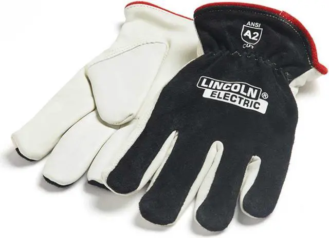 Alt view image 2 of 4 - Lincoln Electric K3769 Traditional Grey Leather Drivers Gloves, X-Large