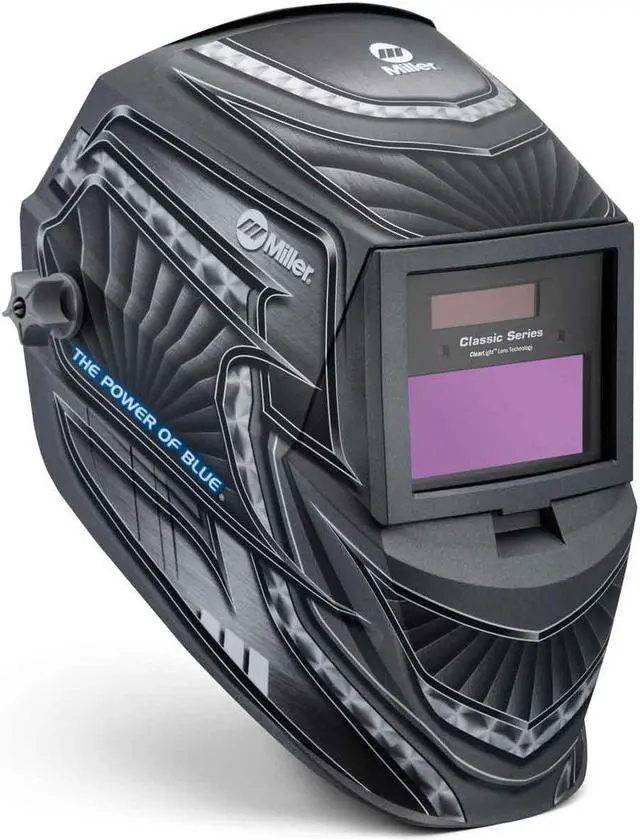Main image of Miller 288519 Classic Series Auto Darkening Welding Helmet with ClearLight Lens, Metal Matrix