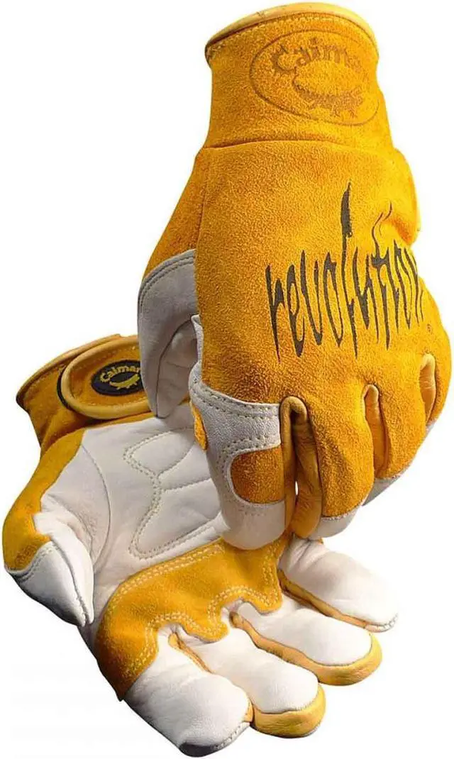 Alt view image 2 of 6 - CAIMAN 1828-6 TIG Welding Gloves, Cowhide Palm, XL, PR