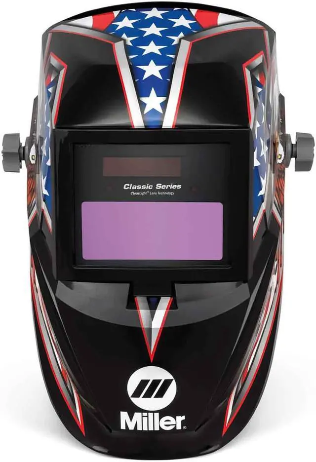 Alt view image 2 of 4 - Miller 287820 Classic Series Auto Darkening Welding Helmet with ClearLight Lens, Liberty