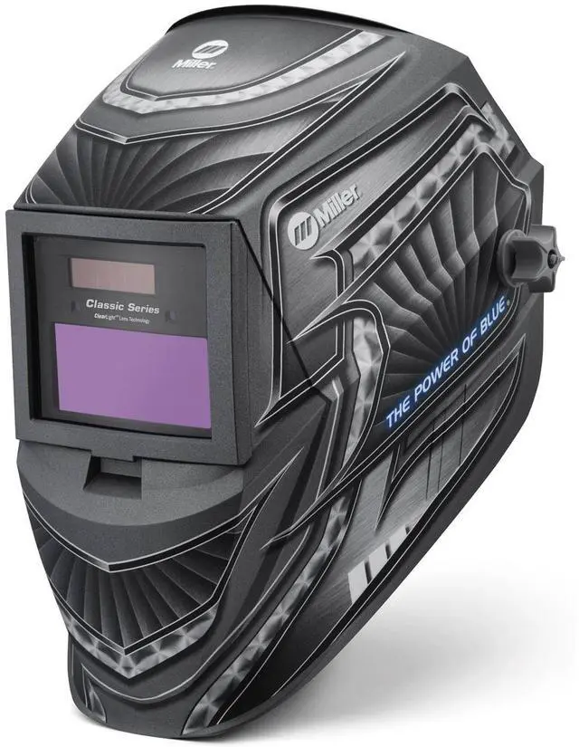 Alt view image 2 of 4 - Miller 288519 Classic Series Auto Darkening Welding Helmet with ClearLight Lens, Metal Matrix