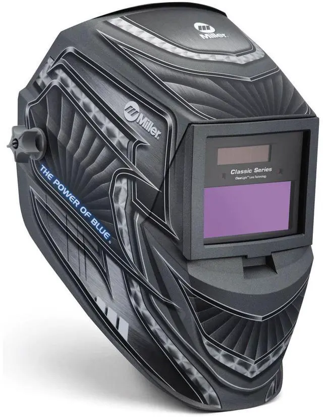 Main image of Miller 288519 Classic Series Auto Darkening Welding Helmet with ClearLight Lens, Metal Matrix