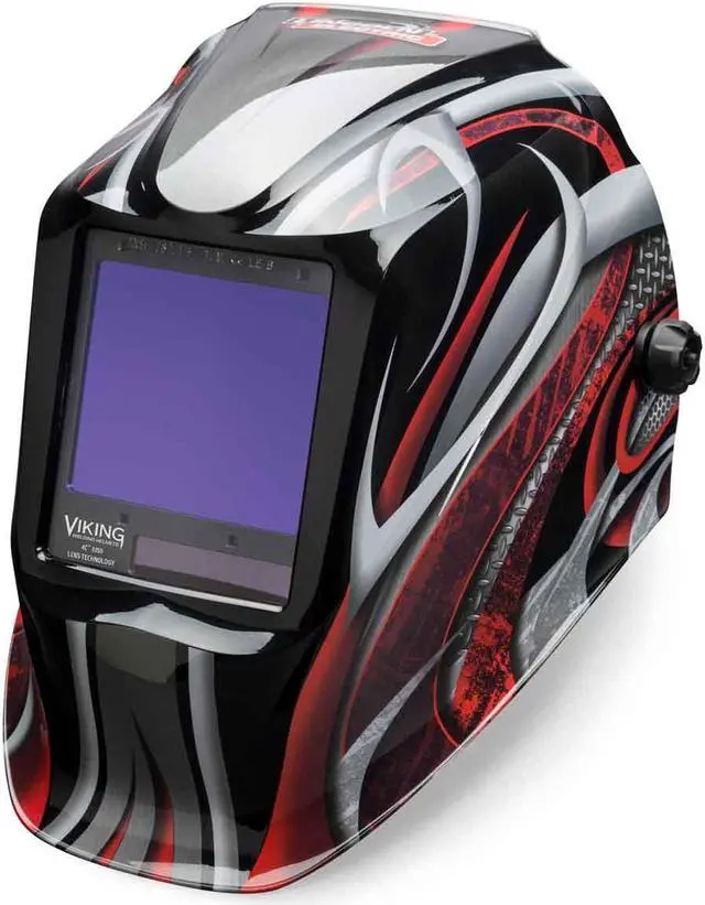 Main image of Lincoln Electric K3248-3 Viking 3350 Auto Darkening Welding Helmet, Twisted Metal