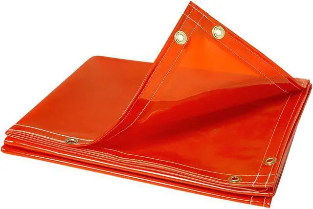 Alt view image 2 of 8 - STEINER 338-6X8 Welding Curtain, Transparent Vinyl, 8 ft. W., 6 ft. H., 13
