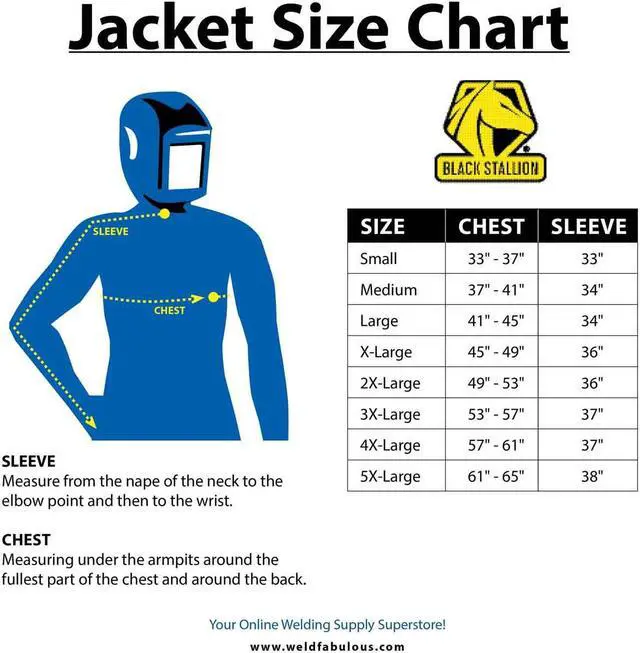 Alt view image 4 of 4 - Black Stallion JF1012-OR Hi-Vis Safety Welding Jacket with FR Reflective Tape, Safety Orange, X-Large