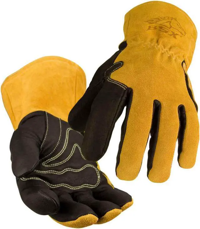 Main image of Black Stallion BSX BM88 Premium Pigskin & Cowhide MIG Welding Glove, Large