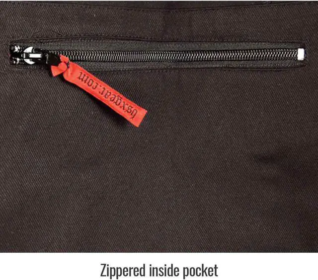 Alt view image 3 of 4 - Black Stallion B9C BSX Contoured FR Cotton Welding Jacket, Black/Red, 2X-Large