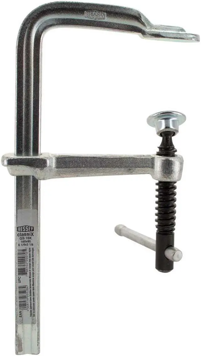 Main image of Bessey Sliding Arm Bar Clamp,6 In,3-1/8 Deep  GS16K