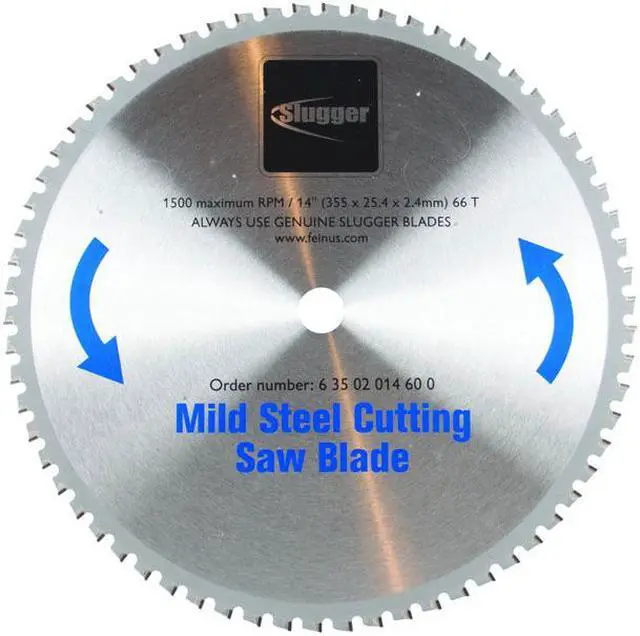 Alt view image 4 of 4 - FEIN MCBL14 14",66-Teeth Cutoff Saw Blade,Mild Steel