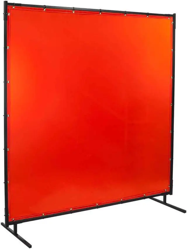 Alt view image 2 of 8 - STEINER 538-6X8 Welding Screen, Transparent Vinyl, 6 ft W., 6 ft. H., 13 oz/sq