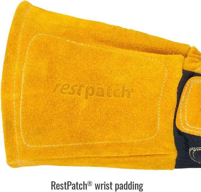 Alt view image 3 of 4 - Black Stallion BSX BM88 Premium Pigskin & Cowhide MIG Welding Glove, Large