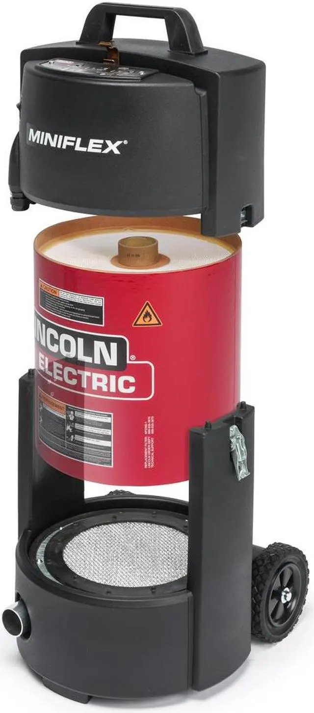 Alt view image 4 of 5 - LINCOLN ELECTRIC K3972-3 Fume Extractor,95 Air Flow,11 Merv,60 Hz