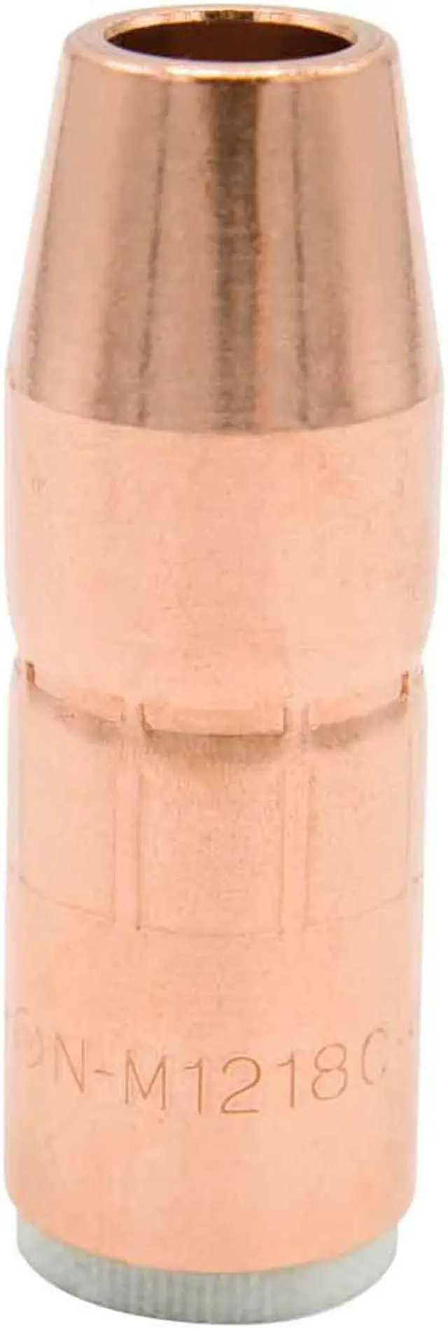 Main image of Miller N-M1218C AccuLock MDX Thread-On Nozzle, 1/2" Orifice, 1/8" Tip Recess, Copper