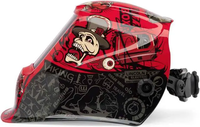 Alt view image 3 of 6 - Lincoln Electric K3101-3 Viking 3350 Auto Darkening Welding Helmet, Mojo