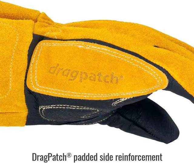 Alt view image 2 of 4 - Black Stallion BSX BM88 Premium Pigskin & Cowhide MIG Welding Glove, Large