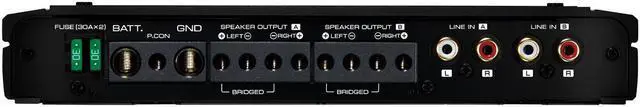 Alt view image 5 of 16 - Kenwood XR401-4 eXcelon 400-Watt 4-Channel Amplifier