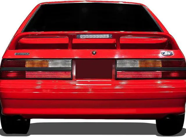 Alt view image 5 of 5 - DNA Motoring 3BL-FM87-LED-CH For 1987 to 1993 Ford Mustang GT / LX Convertible w/Spoiler Full LED Third Tail Brake Light Rear Center Stop Lamp Chrome