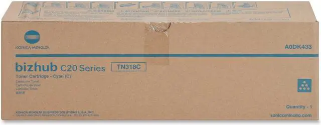 Alt view image 5 of 7 - Konica Minolta A0DK433 Toner Cartridge - Cyan