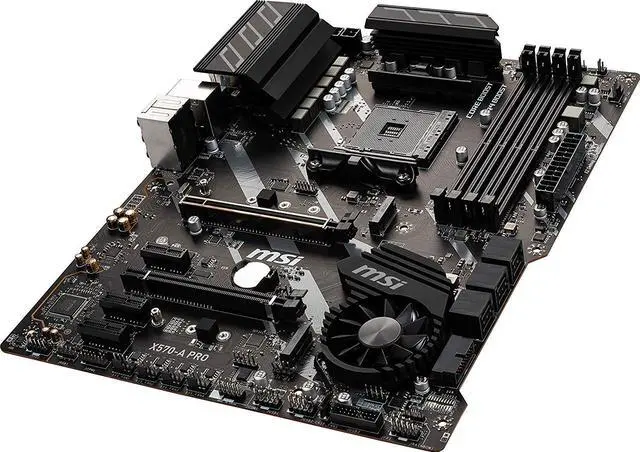 Alt view image 11 of 12 - MSI X570-A PRO ATX Motherboard (AMD AM4, DDR4, PCIe 4.0, M.2, HDMI,