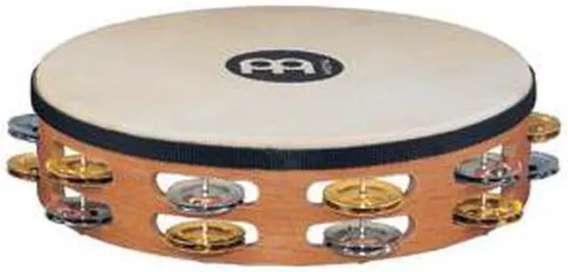 Main image of Meinl Headed Recording-Combo Tambourines - 2 Rows - Super Natural