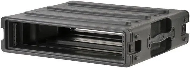 Alt view image 6 of 16 - SKB Cases 2U Space Roto Molded Rack, Black, 23 in. X 23 in. X 6 1/2 in.