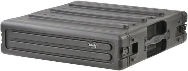 Alt view image 4 of 16 - SKB Cases 2U Space Roto Molded Rack, Black, 23 in. X 23 in. X 6 1/2 in.