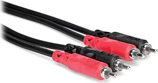 Alt view image 2 of 12 - Hosa CRA203 Dual RCA to Dual RCA Cable, 3 Meters (9.9 ft)