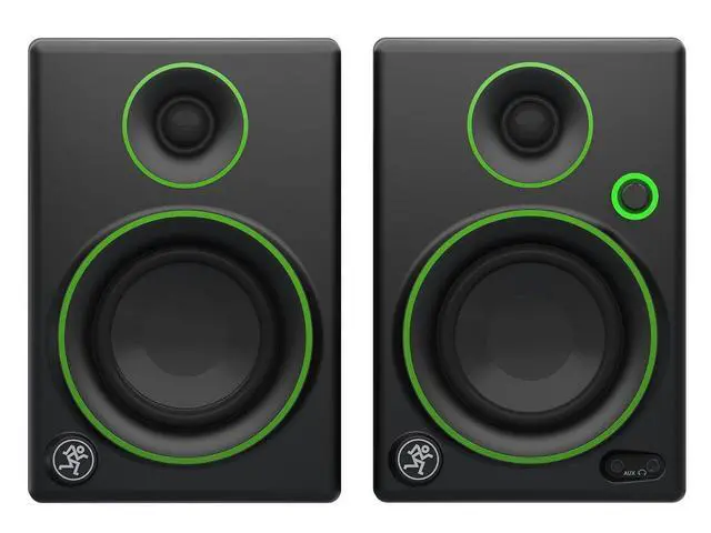 Alt view image 7 of 17 - Mackie CR3 Pair Powered Multimedia Monitor Speakers Studio Design