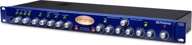 Alt view image 2 of 9 - PreSonus STUDIO CHANNEL Tube Mic Pre/Comp & EQ Mic PreAmp