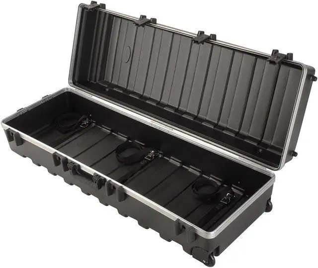 Alt view image 8 of 14 - SKB Cases 48x16x12 Rail Pack Utility Case with Wheels, No Foam 48-1/4 x 16 x 12-