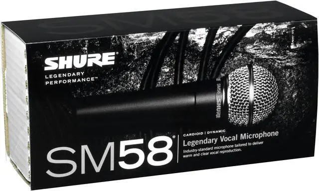 Alt view image 7 of 20 - Shure SM58-LC Rugged Professional Studio Vocal Microphone, Cable Not Included
