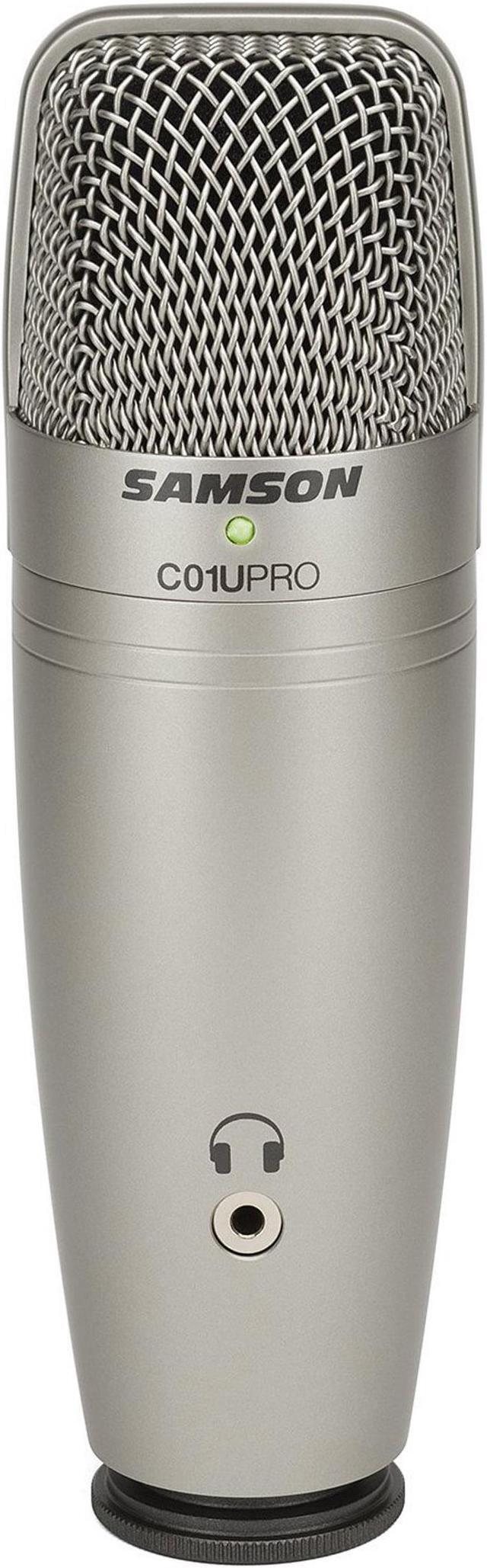 Alt view image 3 of 20 - Samson C01U PRO USB Studio Condenser Microphone