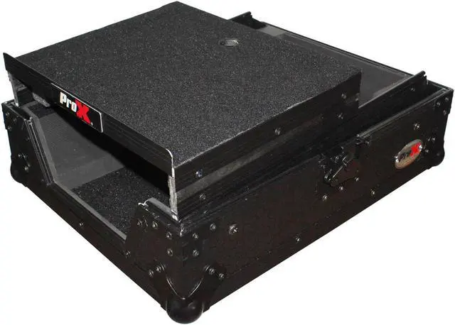 Alt view image 2 of 20 - ProX XS-M12LTBL (Black on Black) Universal 10" - 12" Mixer Case (10" to 12.6")