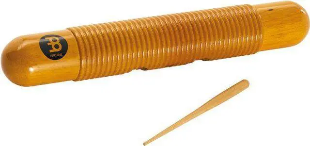 Alt view image 2 of 6 - Meinl GU1AM Wood Guiro with Scraper Amber
