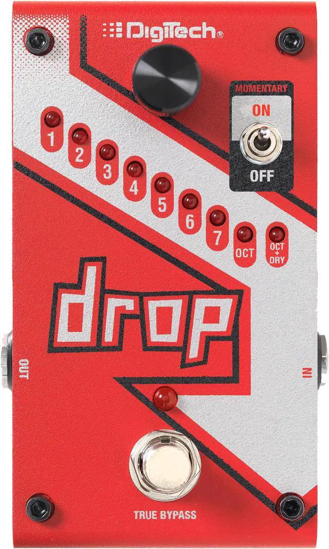 Alt view image 4 of 20 - Digitech Drop Polyphonic Drop Tune Pitch Shifter pedal